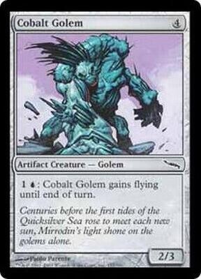 Cobalt Golem Mirrodin Singles