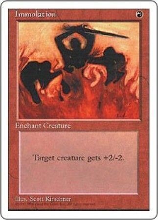 Immolation
MTG 4th Edition (Magic Cards) Singles (Frances)