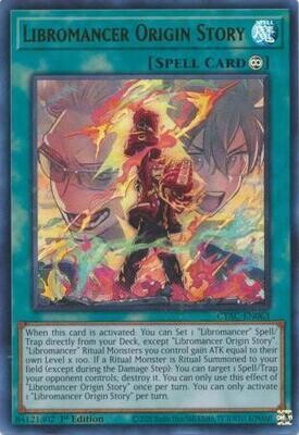 Libromancer Origin Story - CYAC-EN063 - Ultra Rare 1st Edition Cyberstorm Access 1st Edition Singles *Espanol*