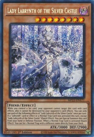 Lady Labrynth of the Silver Castle - MP23-EN177 - Prismatic Secret Rare 1st Edition Mega Tin 2023 Dueling Heroes Singles