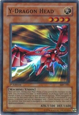 Y-Dragon Head - MFC-005 - Super Rare 1st Edition
Magician&#39;s Force [MFC] Singles