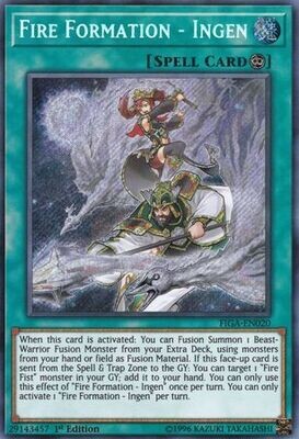 SH Fire Formation - Ingen - FIGA-EN020 - Secret Rare 1st Edition
Fists of the Gadgets Singles