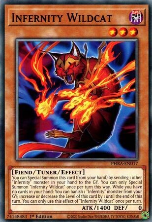 Infernity Wildcat - PHRA-EN017 - Common 1st Edition Phantom Rage 1st Edition Singles [PHRA]