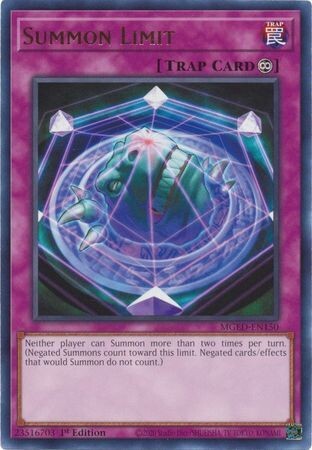 SH Summon Limit - MGED-EN150 - Rare 1st Edition Maximum Gold El Dorado 1st Edition Singles