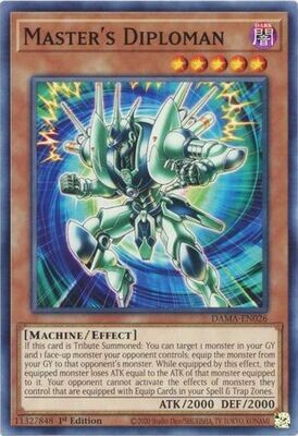 Master&#39;s Diploman - DAMA-EN026 - Common 1st Edition Dawn of Majesty 1st Edition Singles