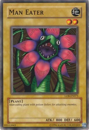 Man Eater - LOB-EN075 - Common Unlimited Legend Of Blue Eyes White Dragon [LOB] Unlimited Singles (espanol)