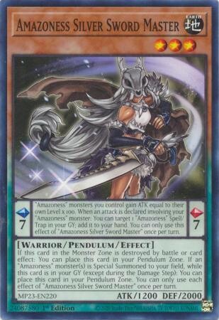 Amazoness Silver Sword Master - MP23-EN220 - Common 1st Edition
Mega Tin 2023 Dueling Heroes Singles