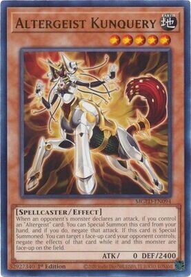 Altergeist Kunquery - MGED-EN094 - Rare 1st Edition Maximum Gold El Dorado 1st Edition Singles