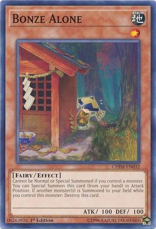 Bonze Alone - CHIM-EN032 - Common 1st Edition Chaos Impact 1st Edition Singles