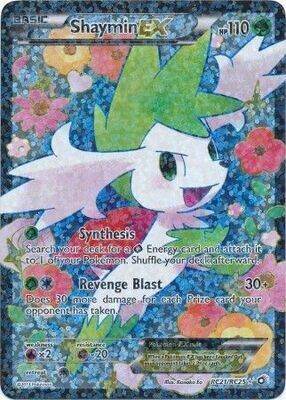 Shaymin EX - RC21/RC25 - Full Art Ultra Rare
Black &amp; White 11: Legendary Treasures Singles
