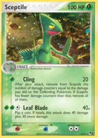 Sceptile - 4/17 - Holo Rare
Pokemon POP Series 1 Promos