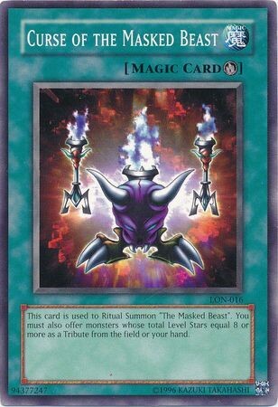 Curse of the Masked Beast - LON-016 - Common Unlimited
Labyrinth of Nightmare [LON] Unlimited Singles
