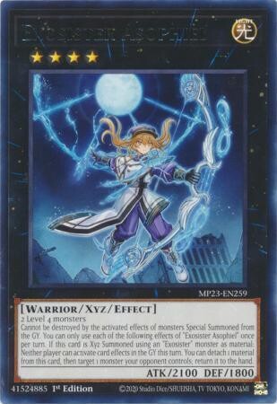 SH Exosister Asophiel - MP23-EN259 - Rare 1st Edition
Mega Tin 2023 Dueling Heroes Singles