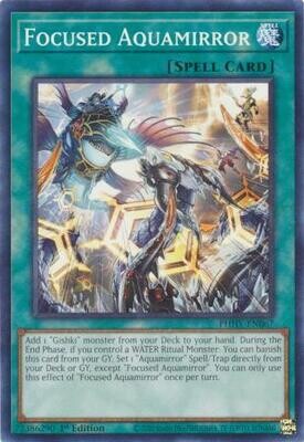 Focused Aquamirror - PHHY-EN067 - Common 1st Edition Photon Hypernova 1st Edition Singles(español)