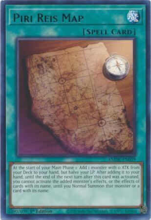 Piri Reis Map - AMDE-EN059 - Rare 1st Edition Amazing Defenders 1st Edition Singles