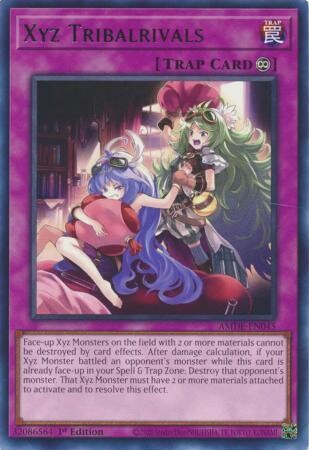 Xyz Tribalrivals - AMDE-EN045 - Rare 1st Edition Amazing Defenders 1st Edition Singles