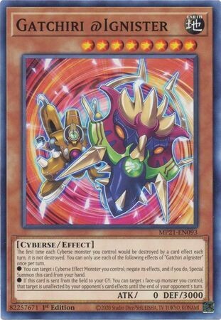 Gatchiri @Ignister - MP21-EN093 - Common 1st Edition 2021 Mega-Tin: Ancient Battles 1st Edition Singles