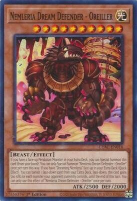 SH Nemleria Dream Defender - Oreiller - CYAC-EN016 - Common 1st Edition
Cyberstorm Access 1st Edition Singles
