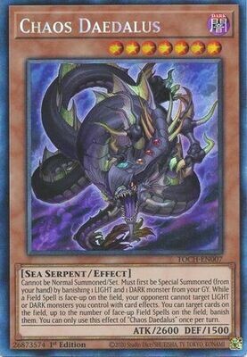 SH Chaos Daedalus - TOCH-EN007 - Collectors Rare 1st Edition
Toon Chaos 1st Edition Singles