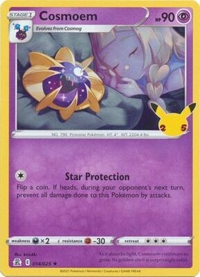 Cosmoem - 14/25 - Holo Rare
Celebrations Singles