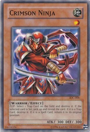 Crimson Ninja - IOC-006 - Common Unlimited Invasion of Chaos [IOC] Unlimited Singles