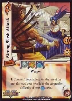 Strong slash Attack SNK01-133 - Common (UFS)
UFS - SNK01: King of Fighters Samurai Showdown Singles
