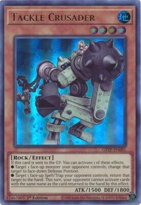Tackle Crusader - GFTP-EN081 - Ultra Rare 1st Edition Ghosts From The Past 1st Edition Singles