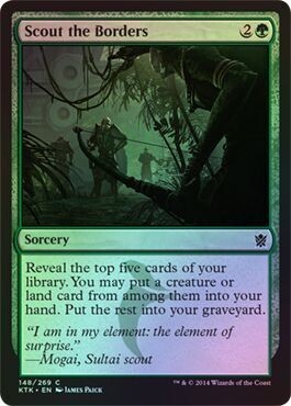 Scout the Borders 148/269 - Khans of Tarkir (FOIL) Singles