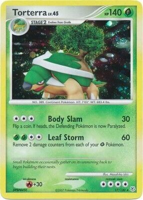 Torterra - 17/130 - Holo Rare
Diamond &amp; Pearl (Base Set) Singles
