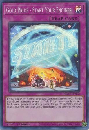 Gold Pride - Start Your Engines! - PHHY-EN092 - Super Rare 1st Edition Photon Hypernova 1st Edition Singles (Espanol)