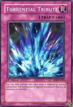 Torrential Tribute - SD2-EN025 - Common 1st Edition Structure Deck: Zombie Madness 1st Edition Singles