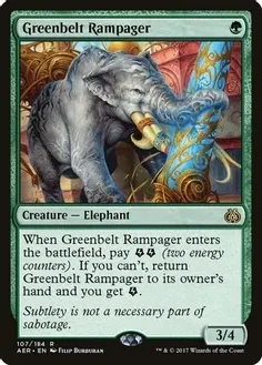 Greenbelt Rampager - Aether Revolt (AER) Aether Revolt