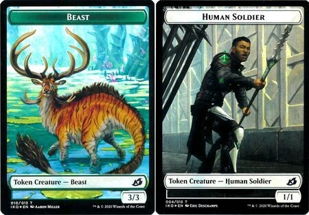 SH Beast 010 | Human Soldier 004 - IKO Foil Token
Ikoria: Lair of Behemoths Foil Singles