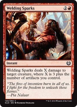 Welding Sparks 140/264 - Kaladesh Singles (Español)