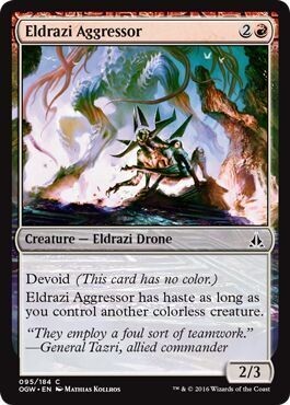 Eldrazi Aggressor 095/184 - Oath of the Gatewatch Singles (Coreano)