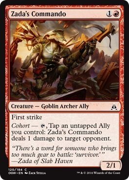 Zada&#39;s Commando 120/184 Oath of the Gatewatch Singles