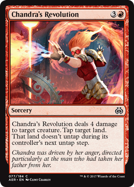 Chandra&#39;s Revolution 077/184 - Aether Revolt Singles