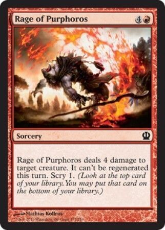 Rage of Purphoros 137/249 - Theros Singles (Español)