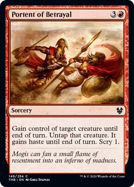 Portent of Betrayal 149/254 Theros: Beyond Death Singles (Español)