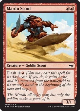 Mardu Scout 108/185
Fate Reforged Singles