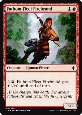 Fathom Fleet Firebrand 142/279 Ixalan Singles