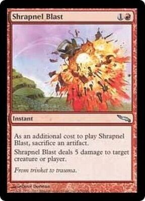 Shrapnel Blast Mirrodin Singles