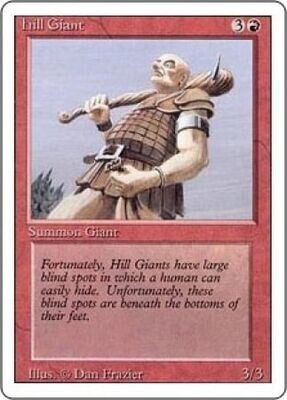 Hill Giant Revised (3rd Edition) (Magic Cards) Singles