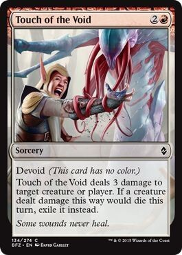 Touch of the Void 134/274 Battle for Zendikar Singles