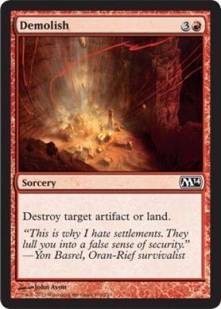 Demolish 136/249 - Magic 2014 (M14) Singles