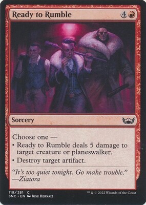Ready to Rumble 119/281 Streets of New Capenna Singles