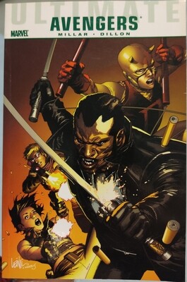 TS Ultimate Avengers Blade Vs The Avengers TP Marvel Comics Ingles