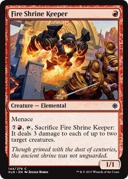 Fire Shrine Keeper 144/279 - Ixalan Singles