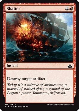 Shatter 114/196
Rivals of Ixalan Singles  (Español)