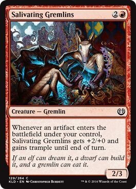 Salivating Gremlins 129/264
Kaladesh Singles  (Español)